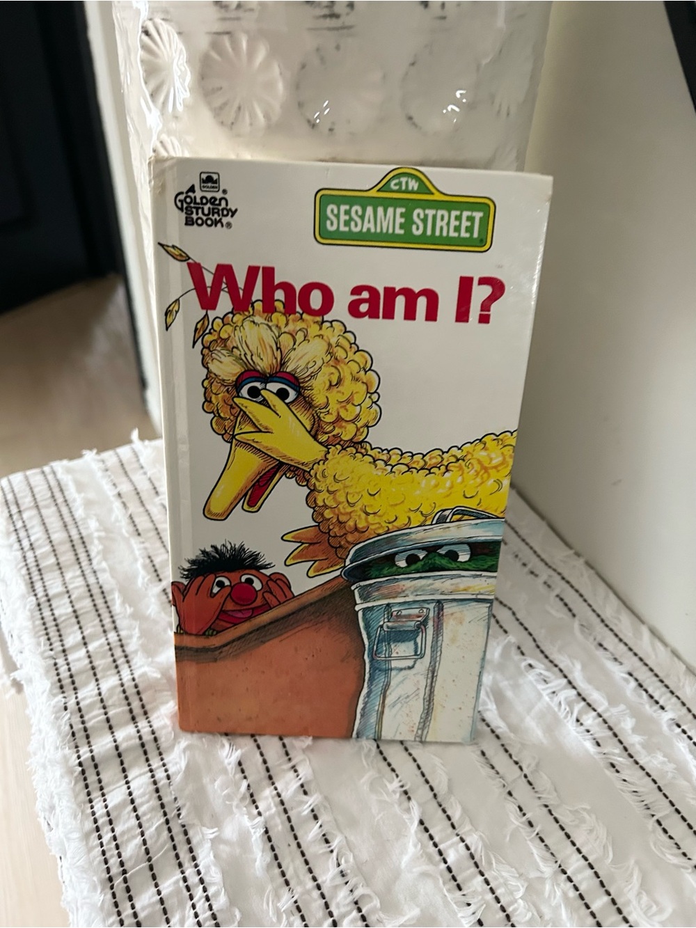 Vintage 1978 Sesame Street Who Am I? Golden Sturdy Kids Book